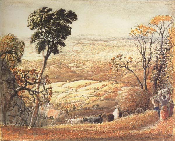 Samuel Palmer The Golden Valley oil painting image